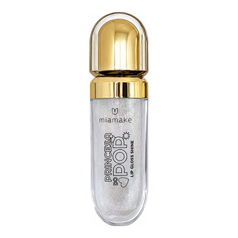 Lip Gloss Shine Mia Make Princesa do Pop Cor 1