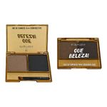 Duo de Sombras para Sobrancelhas Mia Make Que Beleza Cor 1