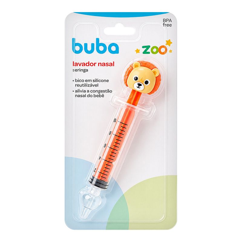 Seringa para Lavagem Nasal Buba Zoo Leao