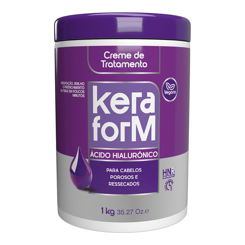 Creme de Tratamento Keraform Acido Hialuronico 1kg
