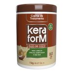 Creme de Tratamento Keraform Oleo de Coco 1kg