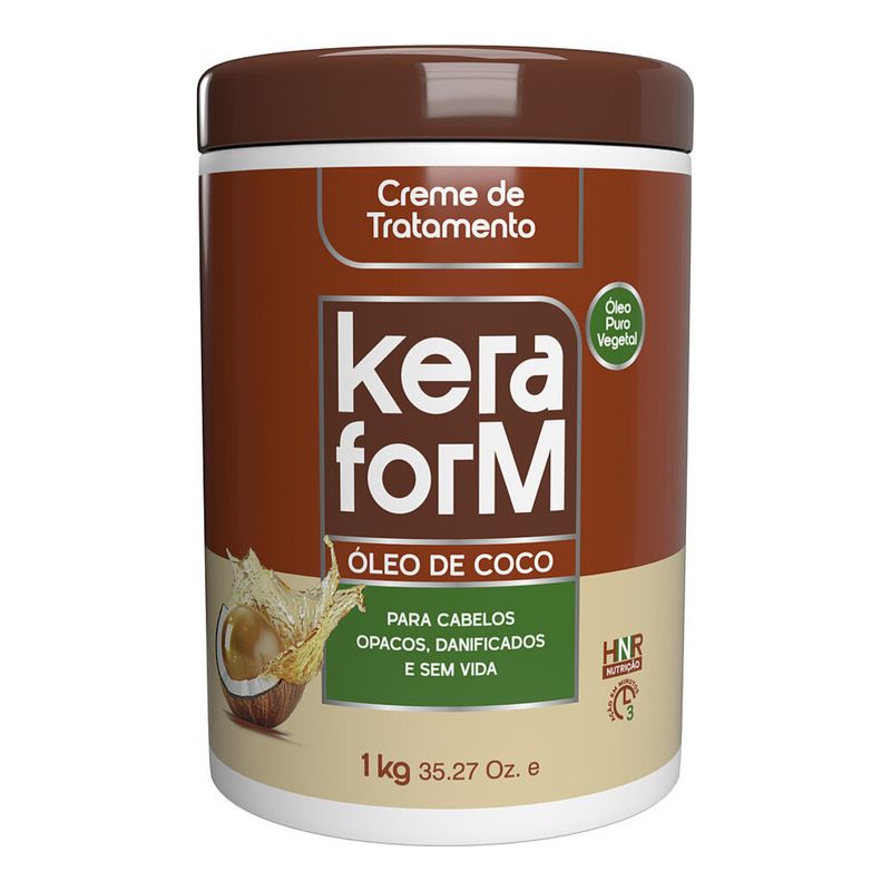 Creme de Tratamento Keraform Oleo de Coco 1kg