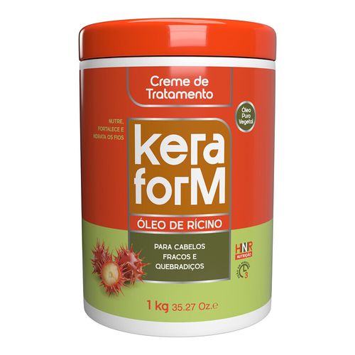 Creme de Tratamento Keraform Óleo de Rícino 1kg