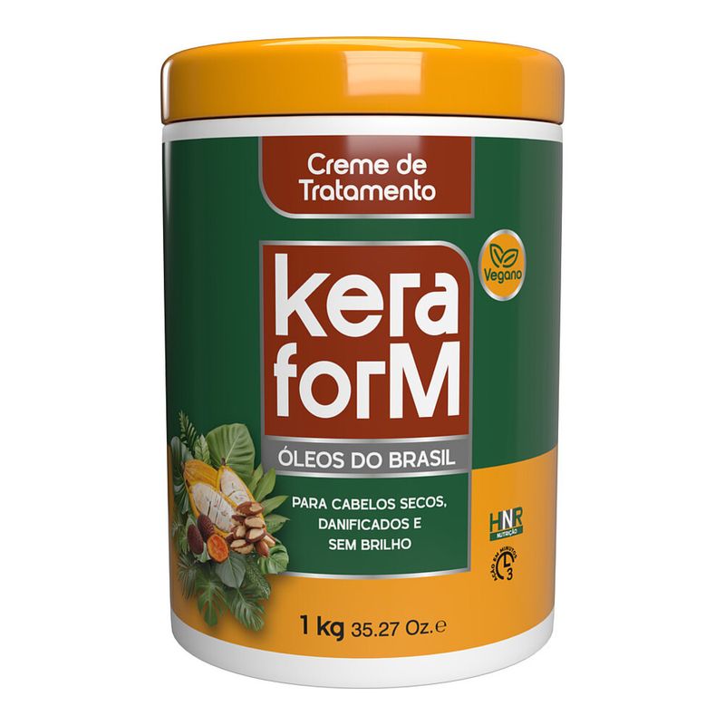 Creme de Tratamento Keraform Oleos do Brasil 1kg