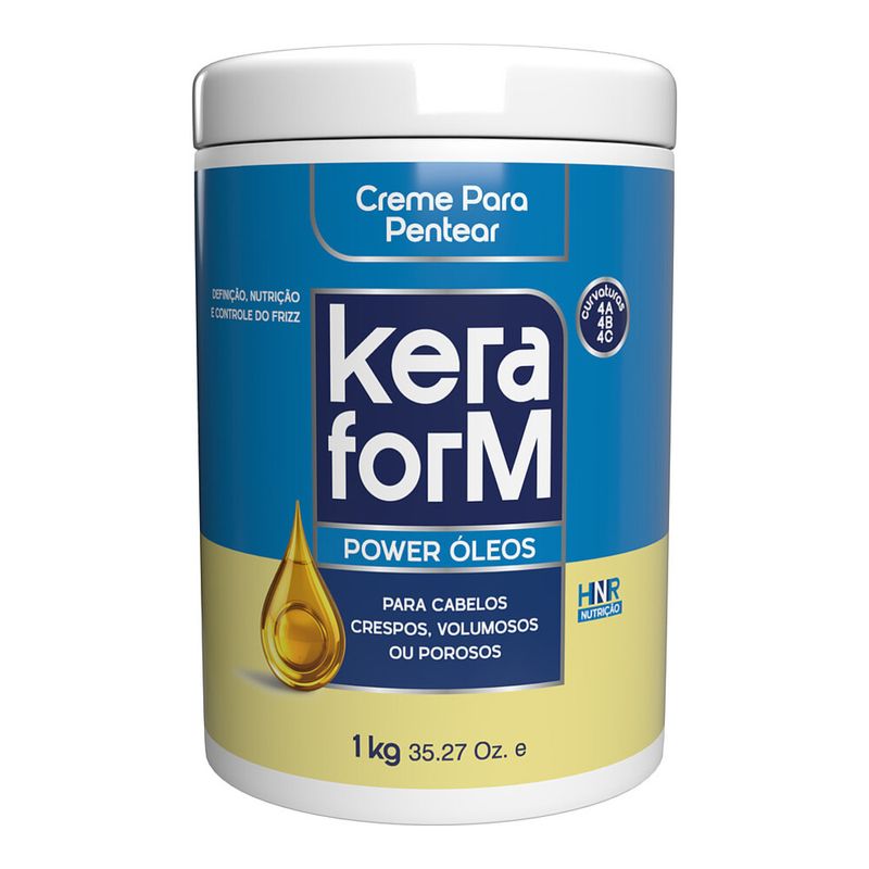 Creme para Pentear Keraform Power Oleos 1kg