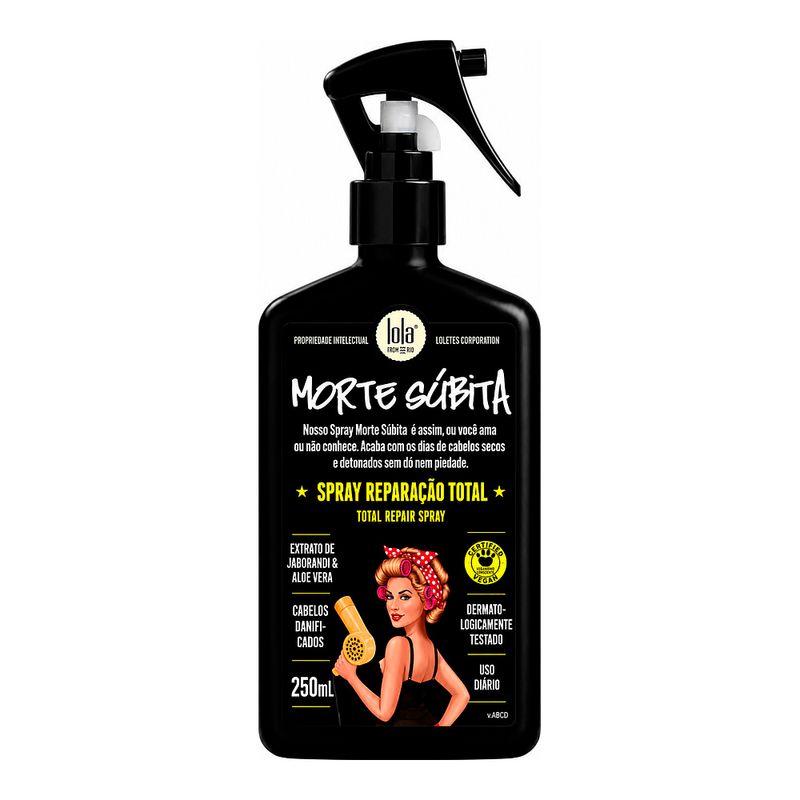 Kit Lola Morte Subita Operacao -Shampoo - Condicionador - Spray- 250ml