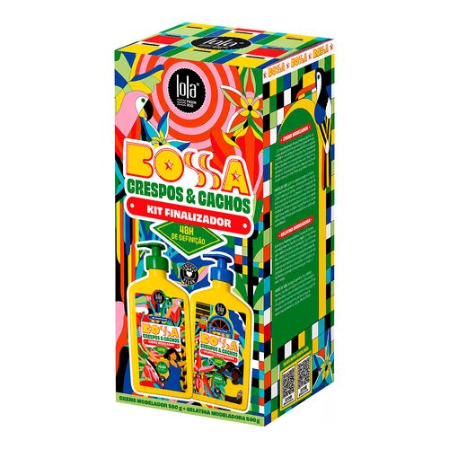 Kit Lola Bossa Crespos e Cachos (Creme Modelador + Gelatina 250g)