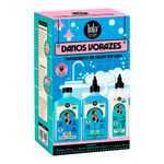 Kit Lola Danos Vorazes -Shampoo - Condicionador - Booster 250ml - Leav-In 200ml-