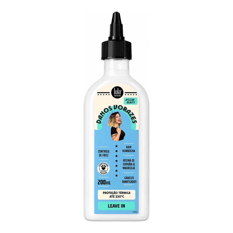 Kit Lola Danos Vorazes -Shampoo - Condicionador - Booster 250ml - Leav-In 200ml-