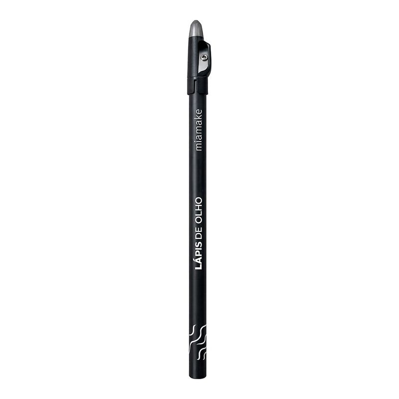 Lapis De Olho Mia Make Preto Com  Apontador 12 Unidades