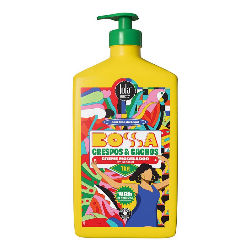 Creme Modelador Lola Bossa Crespos e Cachos 1kg
