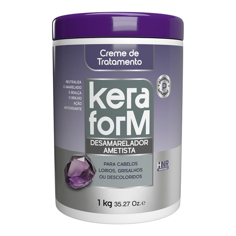 Creme de Tratamento Keraform Desamarelador Ametista 1kg