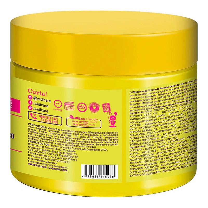 Creme de Pentear Widi Care Phytomanga Definidor de Cachos 500g