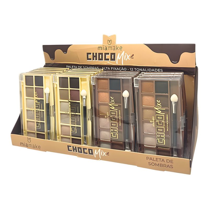 Paleta de Sombras Mia Make Choco Mix Cor 02