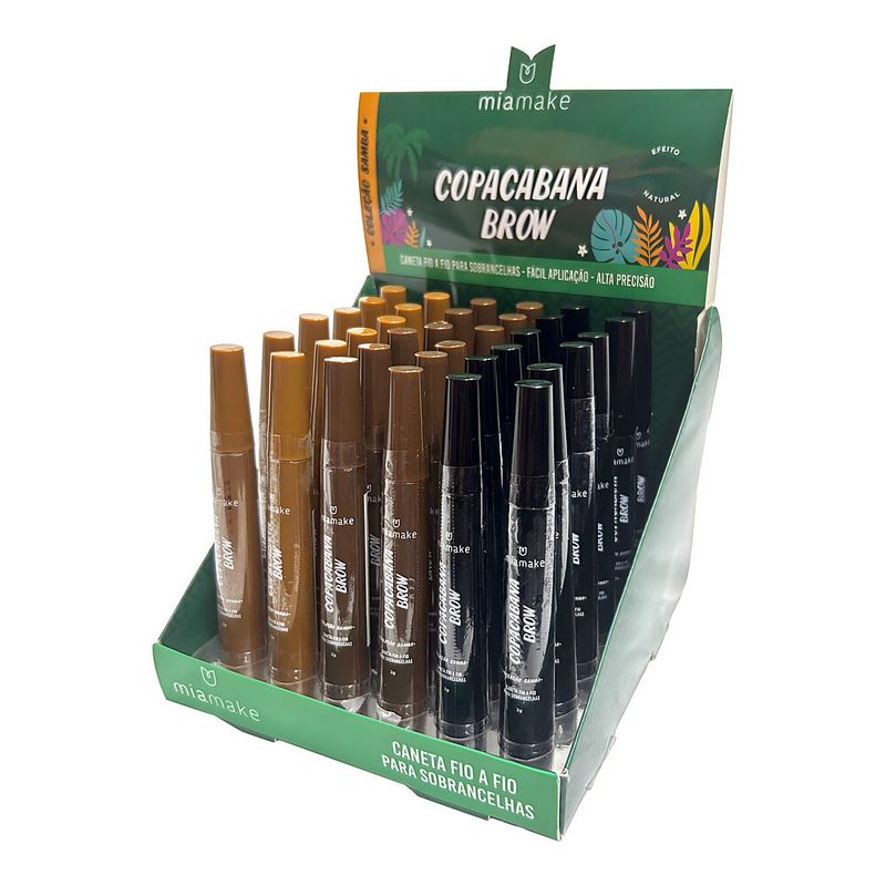 Caneta de Sobrancelha Mia Make Copacabana Marrom