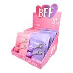 Kit Balm Chaveiro Mia Make BFF Roxo