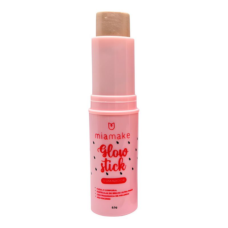 Glow Stick Iluminador Mia Make Melancia Rose
