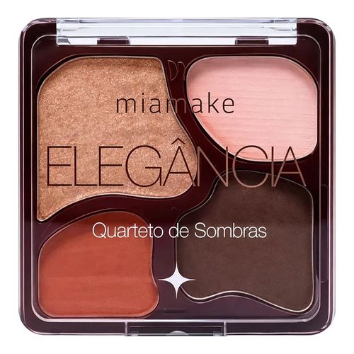 Quarteto de Sombra Mia Make Elegância Por do Sol