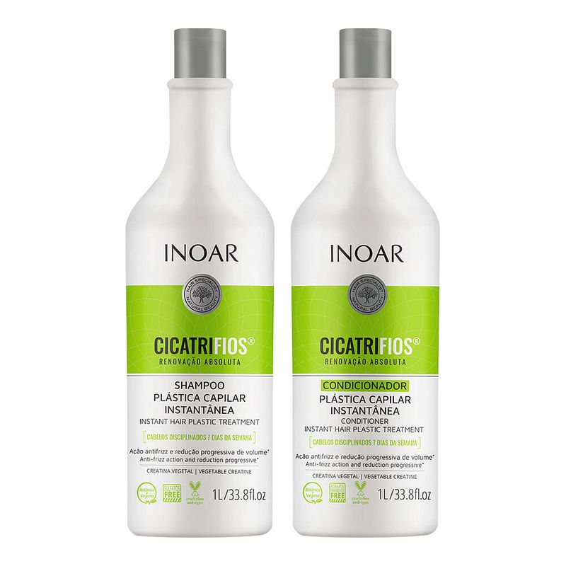 Kit Inoar Cicatrifios Renovacao Absoluta -Shampoo - Condicionador- 1l