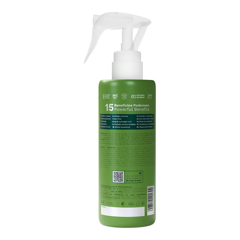 Fluido Termoativado Inoar Liso Magico 200ml