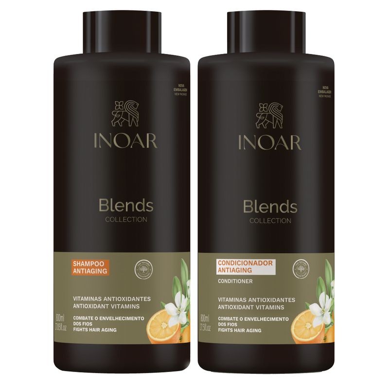 Kit Inoar Blends -Shampoo- Condicionador - 800ml