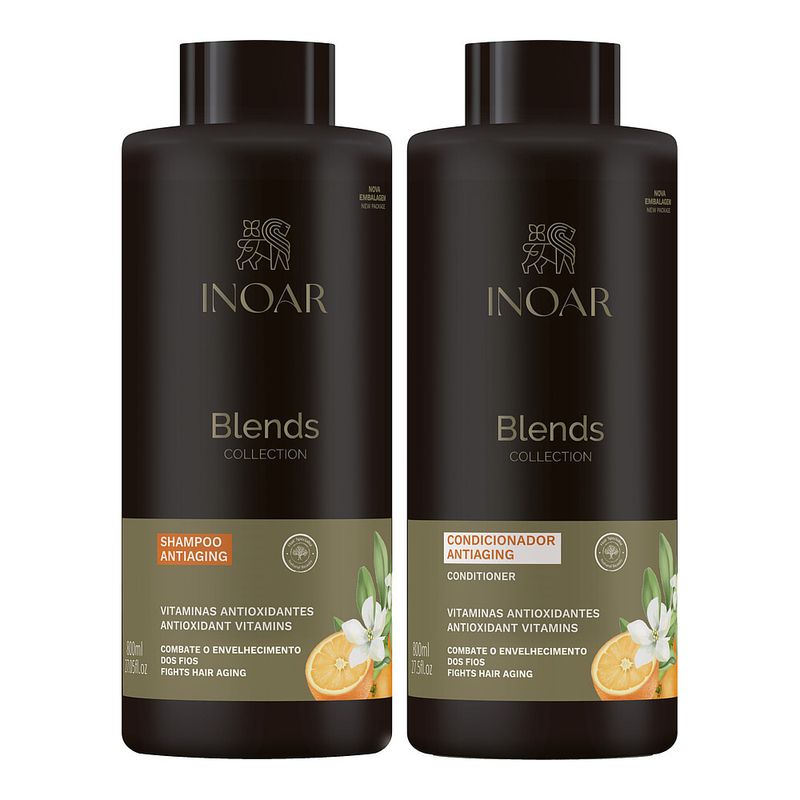 Kit Inoar Blends -Shampoo- Condicionador - 800ml