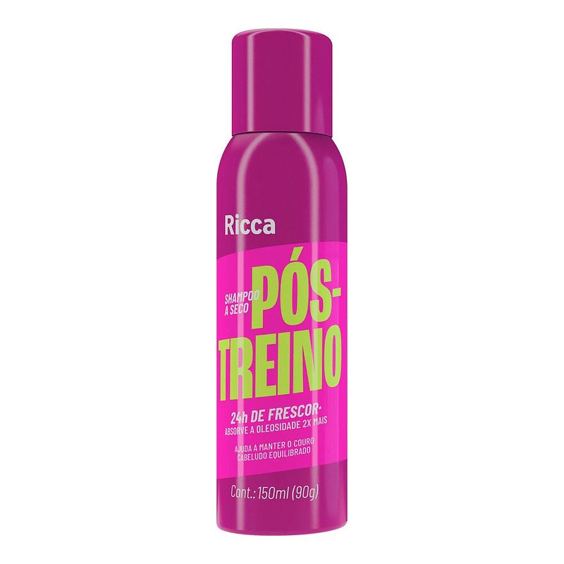 Shampoo a Seco Ricca Pos-Treino 150ml