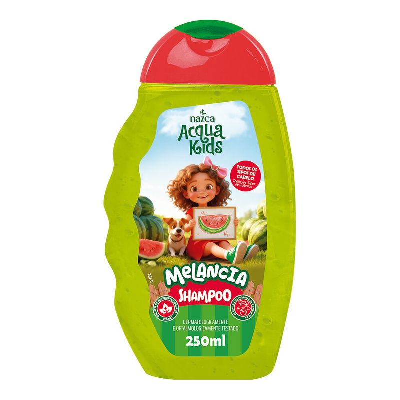 Shampoo Nazca Acqua Kids Frutas Melancia 250ml