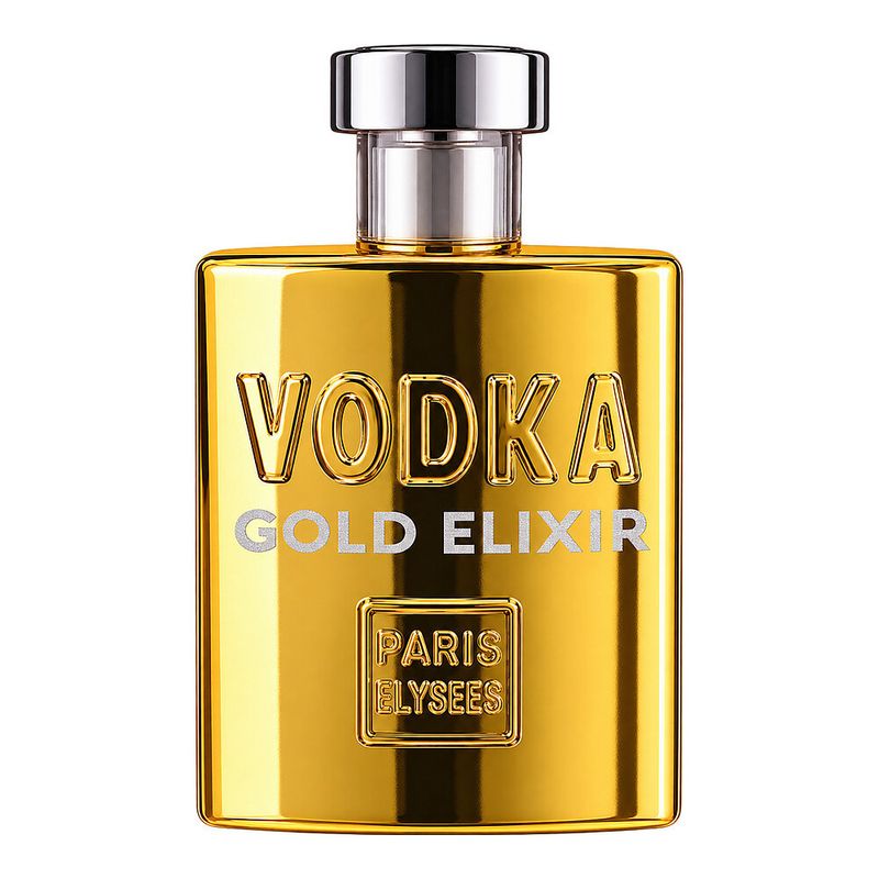 Perfume Importado Paris Elysees Eau de Toilette Masculino Vodka Gold Elixir 100ml