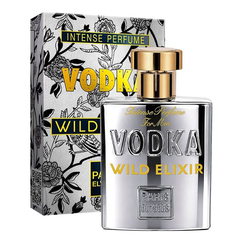 Perfume Importado Paris Elysees Eau de Toilette Masculino Vodka Wild Elixir 100ml