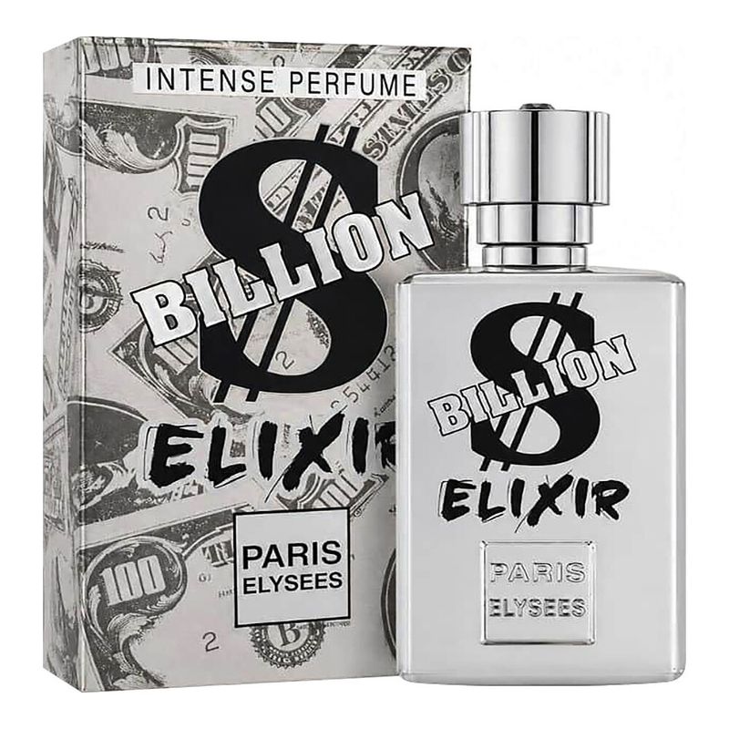 Perfume Importado Paris Elysees Eau de Toilette Masculino Billion Elixir 100ml