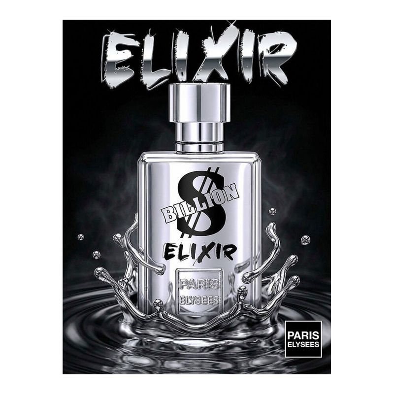 Perfume Importado Paris Elysees Eau de Toilette Masculino Billion Elixir 100ml