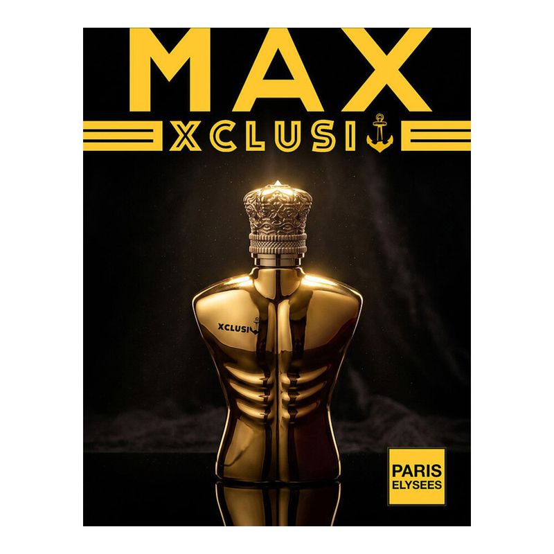Perfume Importado Paris Elysees Eau de Toilette Masculino Max Xclusiv Elixir 100ml