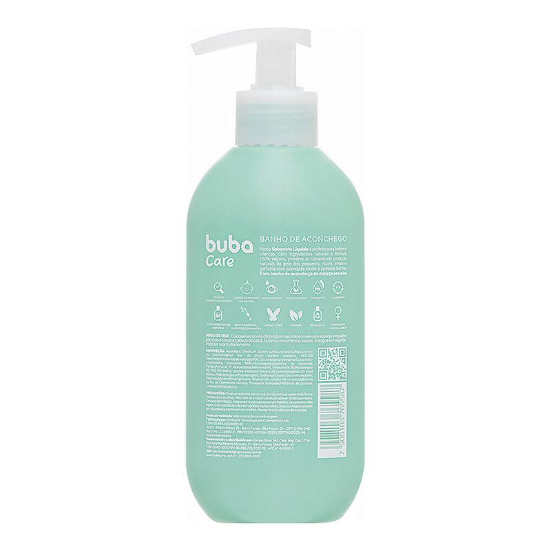 Sabonete Liquido para Bebe Buba Care 250ml