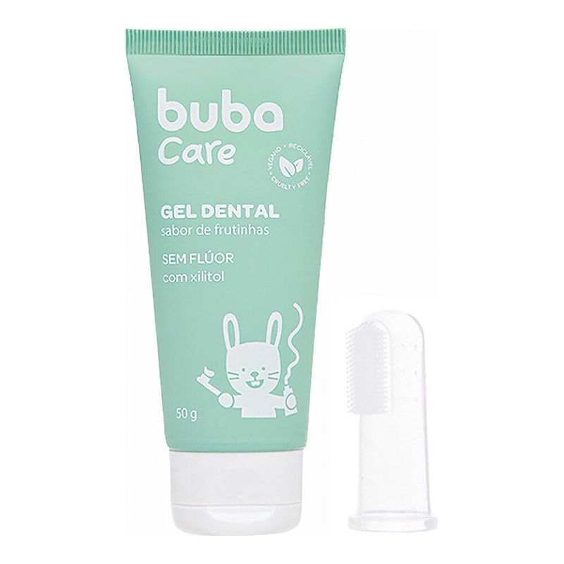 Gel Dental para Bebe Buba Care Sem Fluor 50g