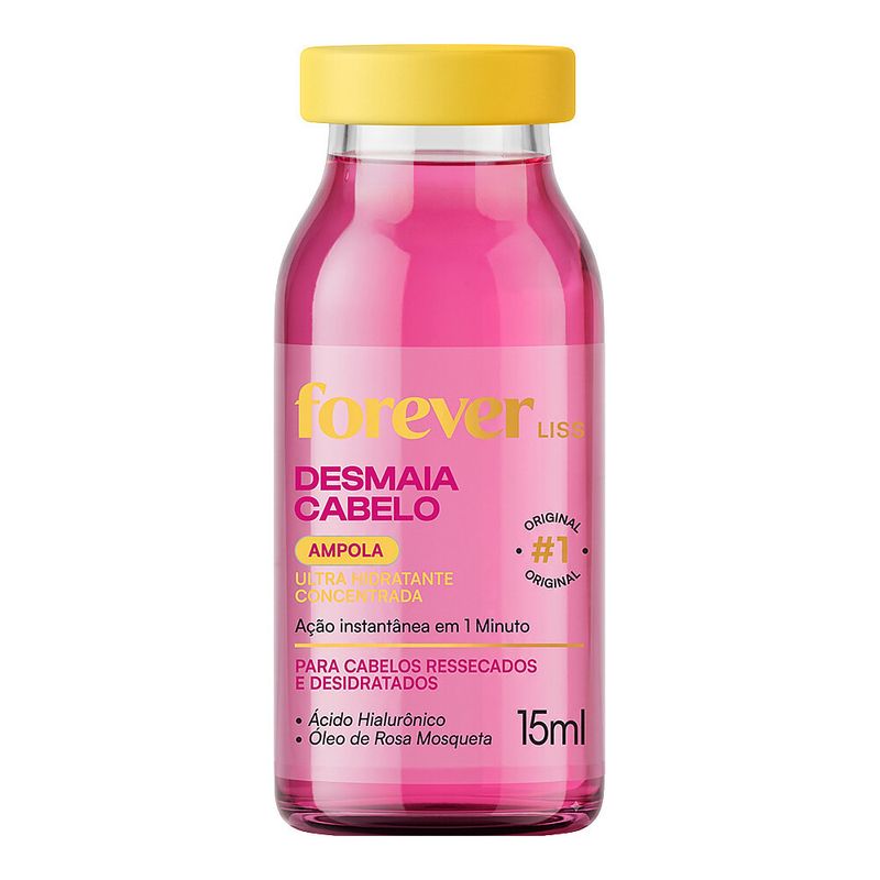 Ampola Desmaia Cabelo Ultra Hidratante 15ml