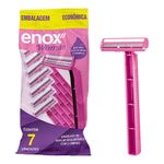 Aparelho de Depilar Descartavel Feminino Enox c- 7 Unidades