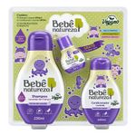 Kit Bebe Natureza Lavanda do Campo -Shampoo 230ml - Condicionador 100ml - Colonia 30ml-