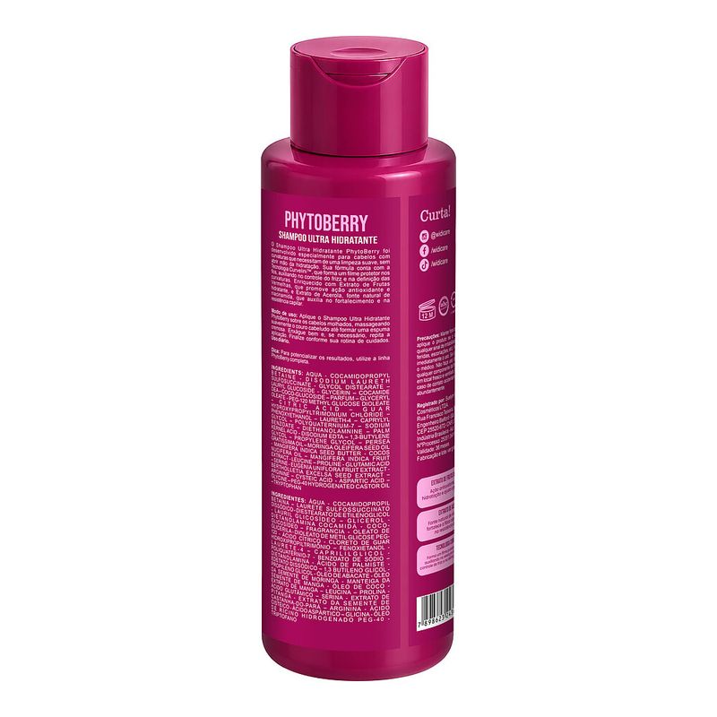 Shampoo Widi Care PhytoBerry Ultra Hidratante 500ml