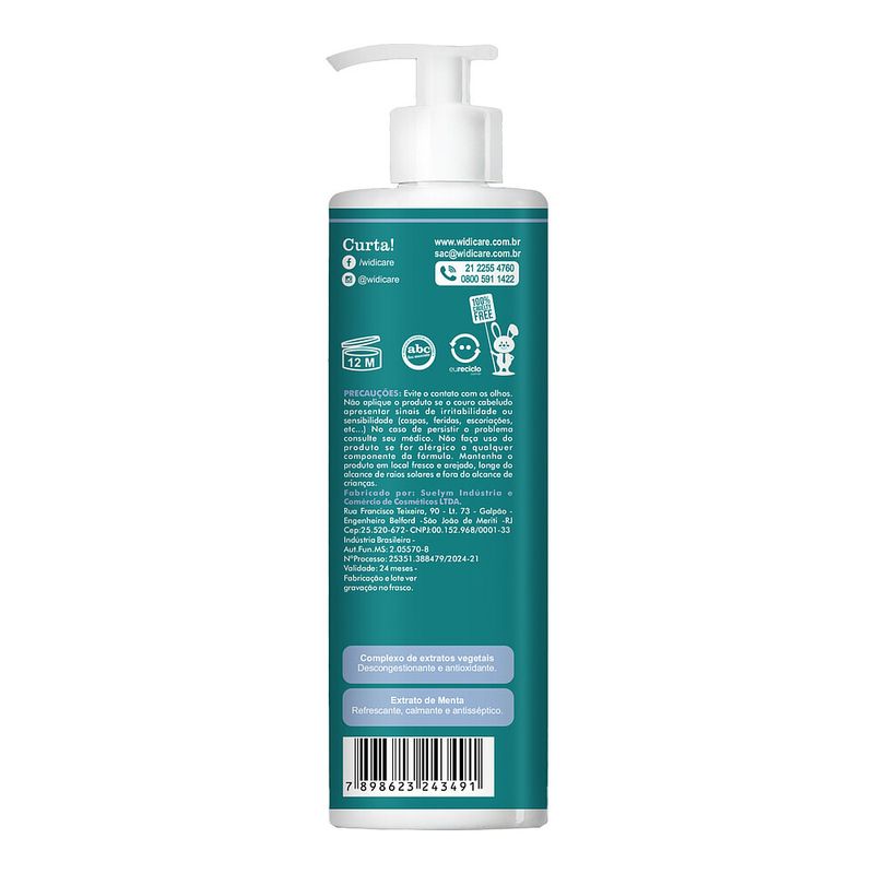 Shampoo Widi Care Purificante Detox 300ml