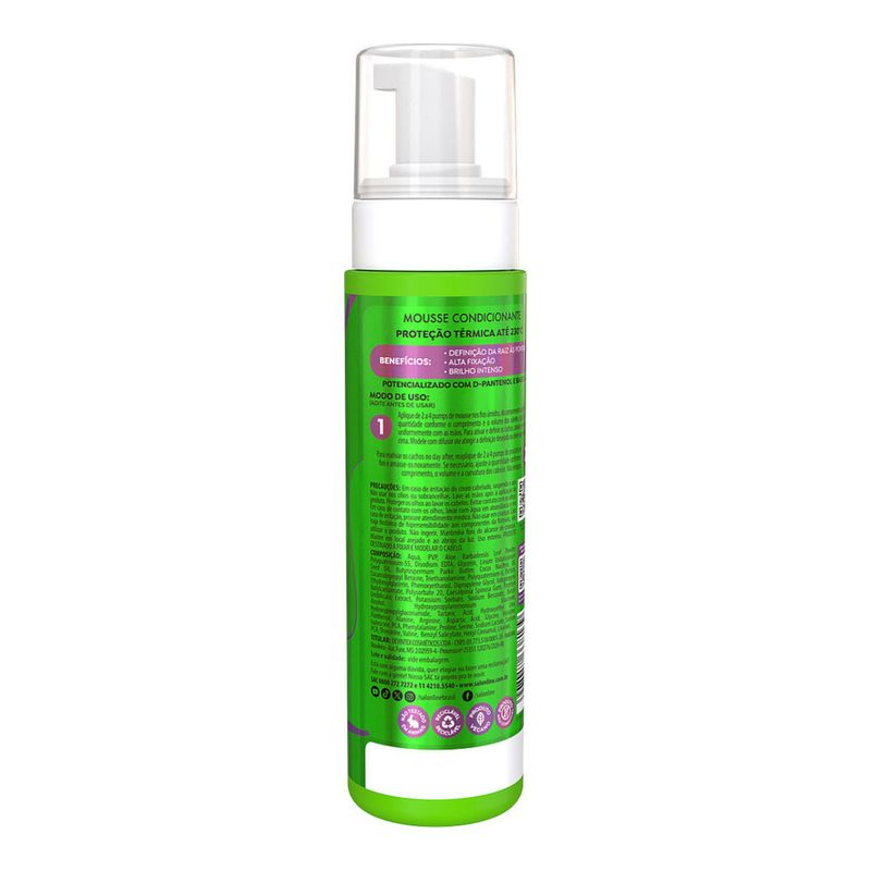 Mousse Salon Line -Gelatina Super Definicao 240ml