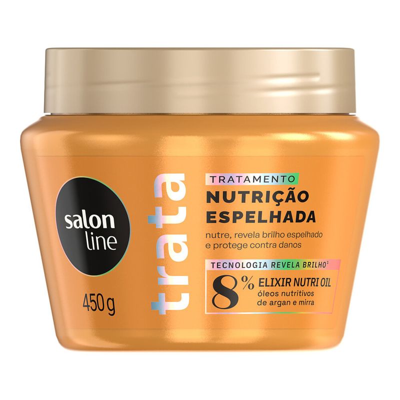 Mascara Salon Line Trata Nutricao Espelhada 450g