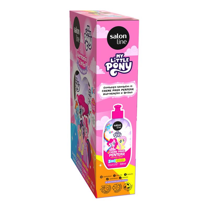 Kit Salon Line Kids My Little Pony -Shampoo - Creme Multifuncional- 300ml