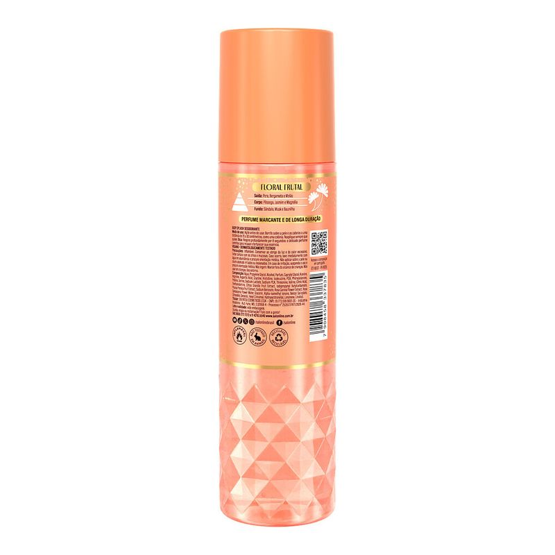 Body Splash Salon Line Xerosa Aura Dourada 200ml