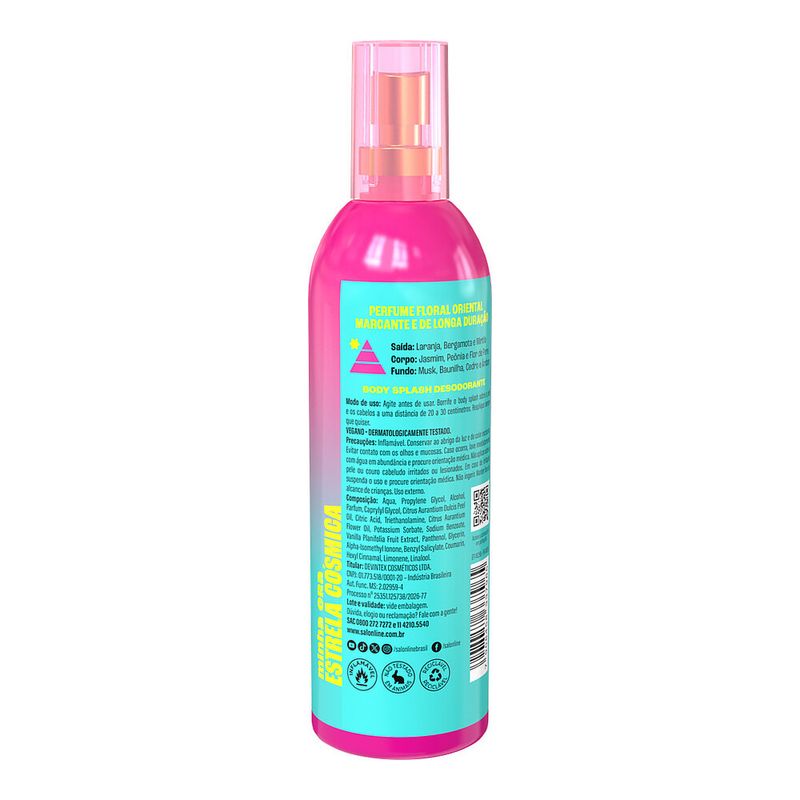 Body Splash Salon Line Xerosa Estrela Cosmica 200ml