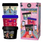 Kit Mascaras Capilares Lola Celebridades -Danos Vorazes - Rapunzel - Morte Subita- 100g