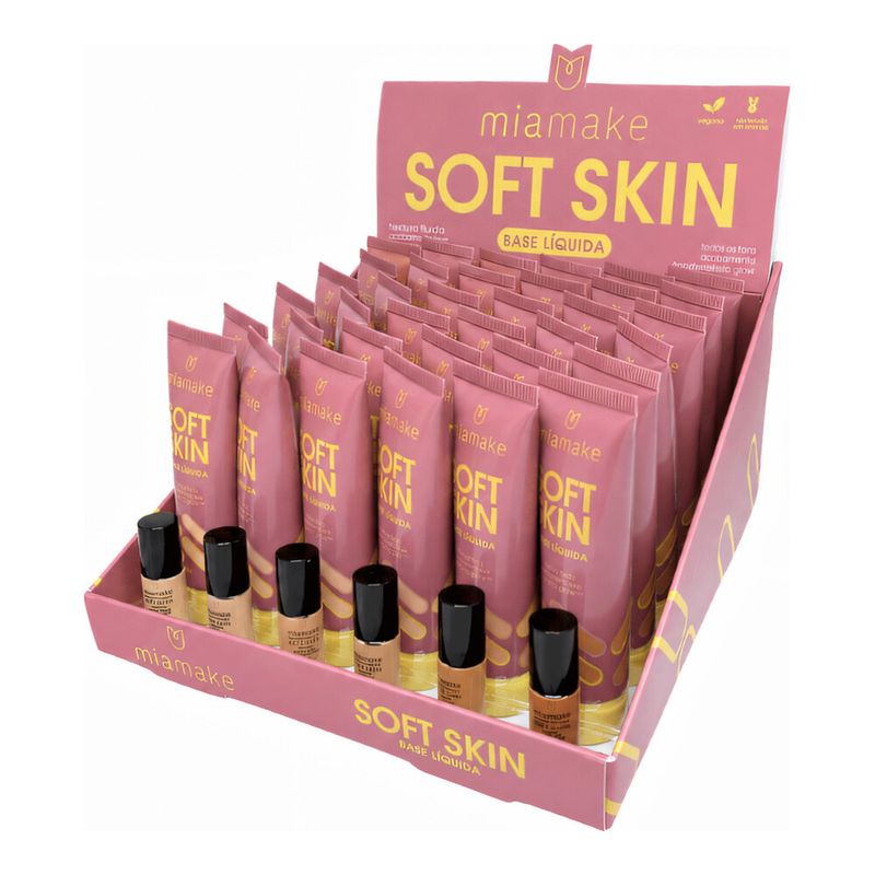 Base Liquida Mia Make Soft Skin Cor 7