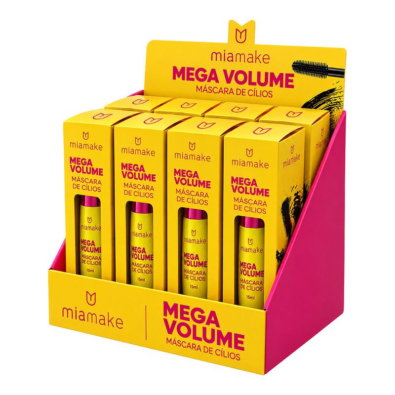 Mascara de Cilios Mia Make Mega Volume 15ml