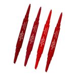 Duo Lips Contorno e Batom Mia Make Lip Power Vermelho Cor 3