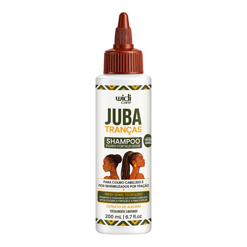 Shampoo Fluido Fortalecedor Juba Trancas 200ml